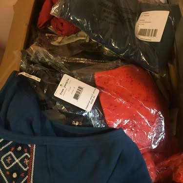 Free People apparel pallets